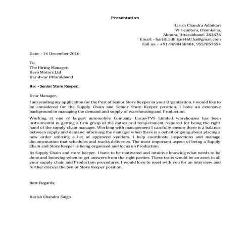 Harish Adhikari Presentation