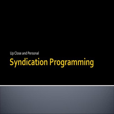 Television Programming