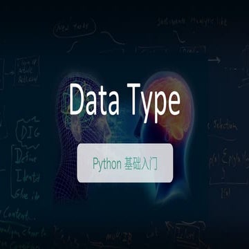 Python Data Type in details how to use data type | PPT