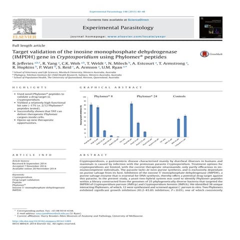 Target validation of the inosine monophosphate dehydrogenase (IMPDH) gene in ...