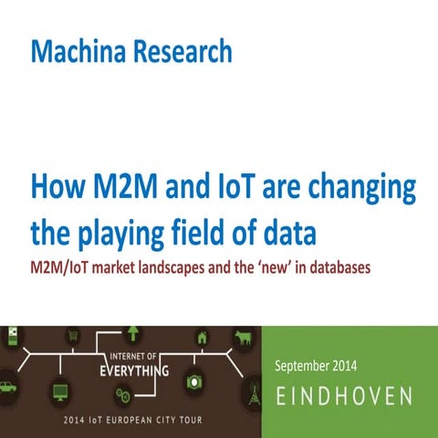 MongoDB IoT CITY Tour EINDHOVEN: Machina Research