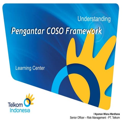 02 enterprise risk management coso framework telkom 2011 | PDF
