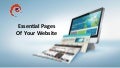Essential Pages Of Your Website