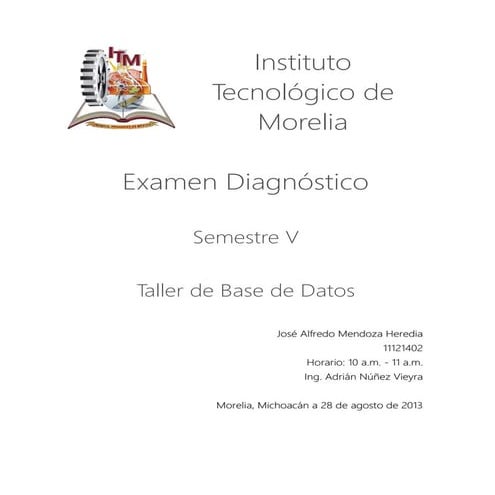 02 examen diagnóstico bd