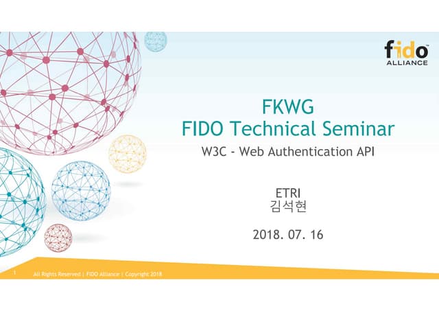 Web Authentication API | PPT | Free Download