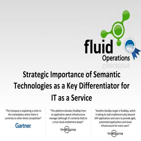 Strategic Importance of Semantic Technologies as a Key Differentiator for IT ...
