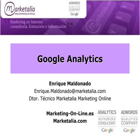 Google Analytics e Inmobiliarias