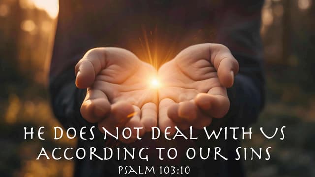 He Does Not Deal With Us According to Our Sins