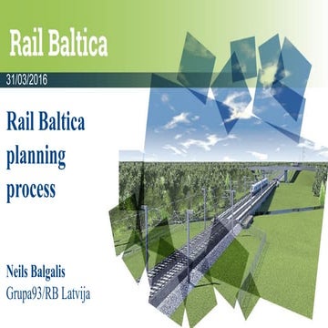 Rail Baltica project - Lithuanian perspective | PDF