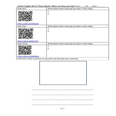 02 hanlin english b3 u7 theme words wearing