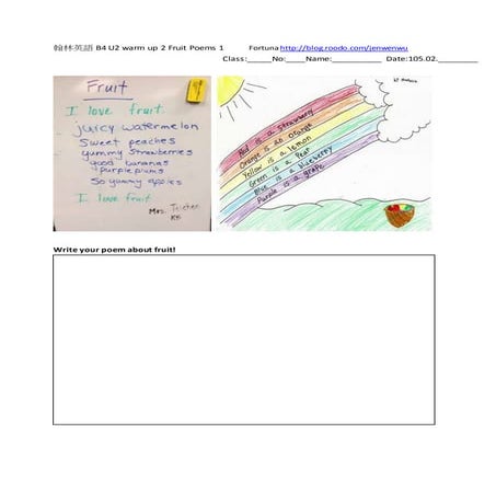 02 hanlin english book 4 unit 2 mark is the happiest farmer in the world frui...