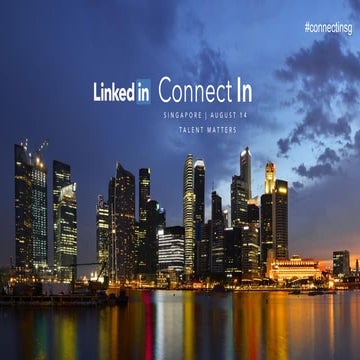 Future Proof Yourself for Success | ConnectIn Singapore 2014