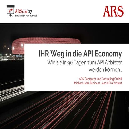 IHR Weg in die API Economy