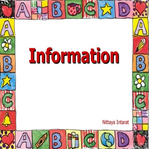 Information | PPT | Free Download