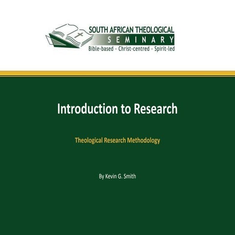 02 Introduction to Research | PPT