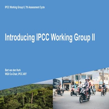 SB62 IPCC Side Event - Introducing Working Group II