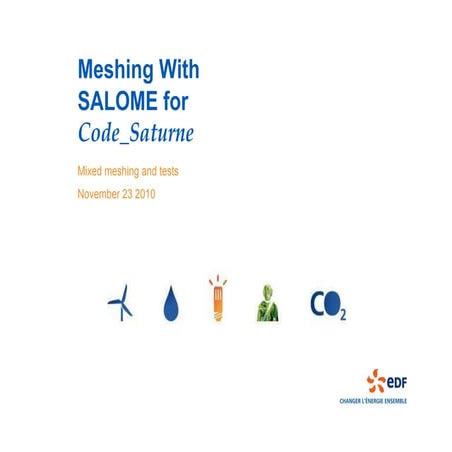 Introductory manual for the open source meshing code SALOME | PDF
