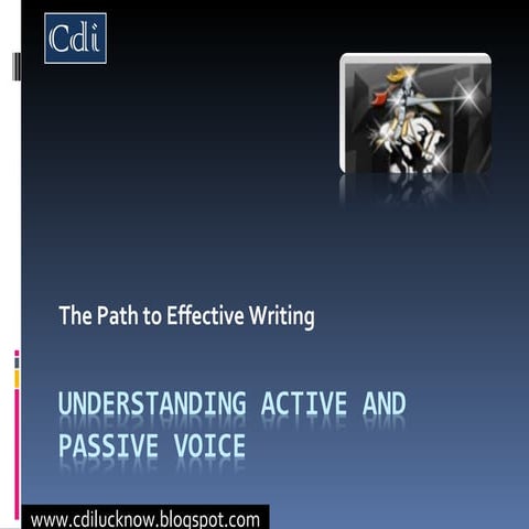 02k activeand passivevoiceoffice2003