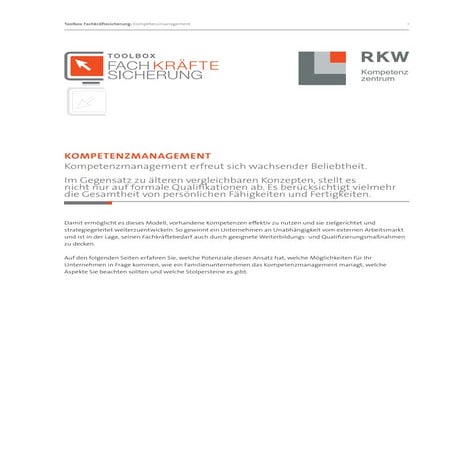 Kompetenzmanagement 