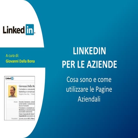 Linkedin per le aziende: usare le Pagine Aziendali
