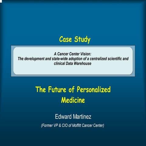 The Future of Personalized Medicine