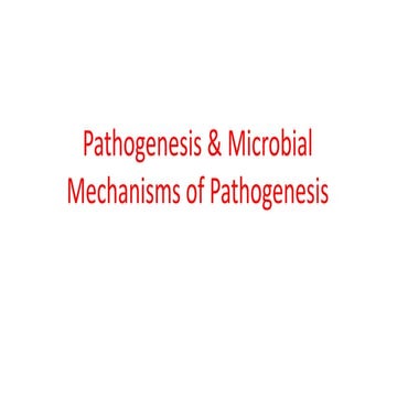  molecular mechanism of pathogenesis
