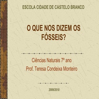 02 O Que Nos Dizem Os Fosseis Tc 0910