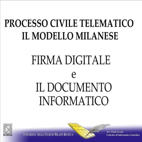 Paolo Lessio, Processo Civile Telematico 2
