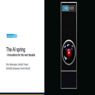 The AI Spring - Innovations for the...