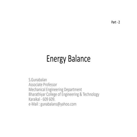 02 part5 energy balance