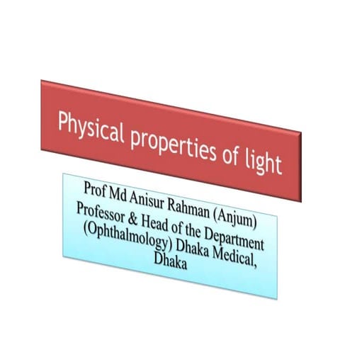 LECTURE OPTICS 2, Anisur Rahman Anjum DMC