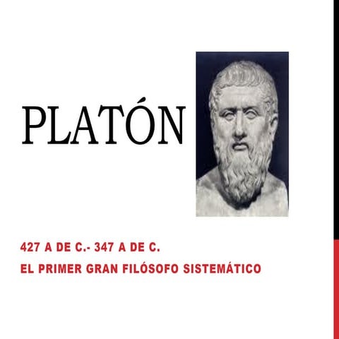 PLATON-filosofia antigua III periodo ontollógico | PDF