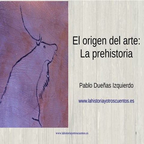 El origen del arte: la prehistoria