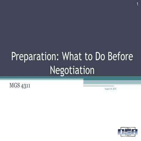 02 preparation what to do before negotiation