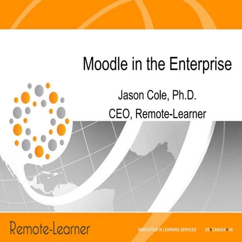  "Moodle	Empresarial - Open Source	Learning	para	Negocios y Gobierno" - Jason...