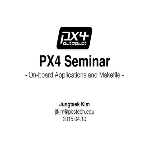 PX4 Seminar 02