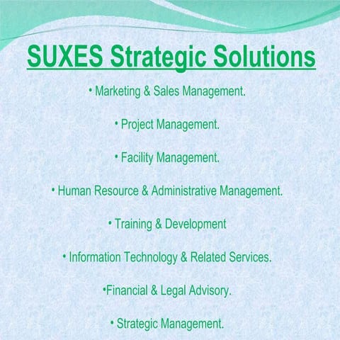 SUXES Strategic Solutions