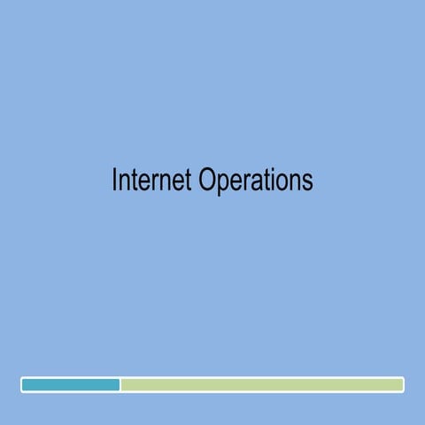 Internet Operations