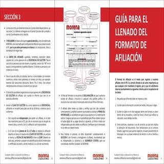 Triptico de Afiliación