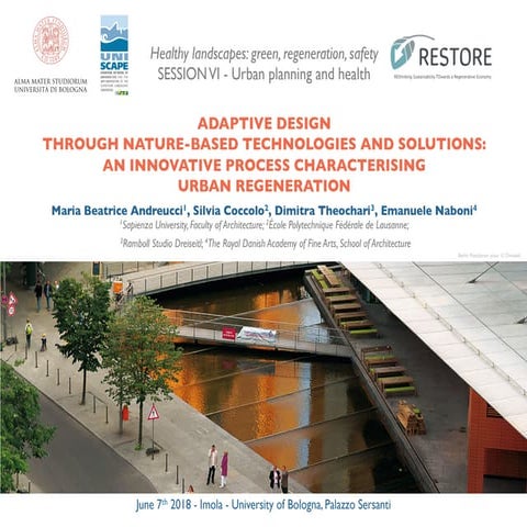 COST RESTORE @ UNISCAPE Conference 7.06.2018