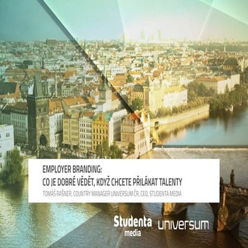Livinbrand 2016 - Tomáš Rašner, UNIVERSUM GLOBAL: Employer Brand 