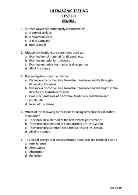 Ultrasonic Testing Specific-02 | DOCX