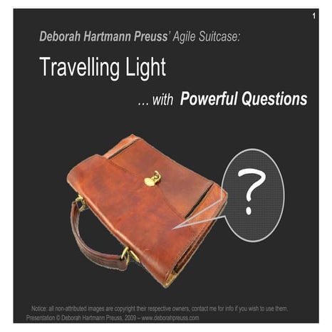 Pecha-Kucha-Session WJAX 2009 "Mein Agiler Koffer" von Deborah Preuss