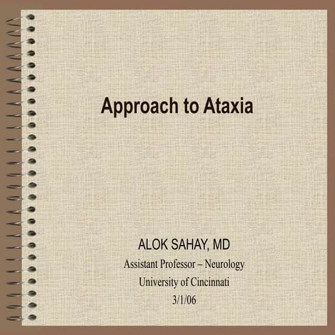 03 01-06 approach to ataxia