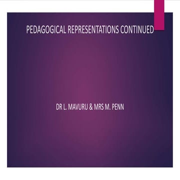  pedagogical representations in life sciences