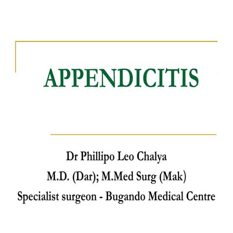 03. appendicitis dr phillip bmc