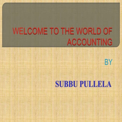What is an account?