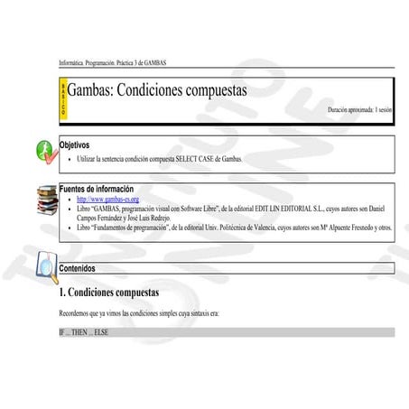 Listado de ejercicios java estructuras control (II) | PDF