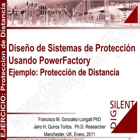 DigSILENT PF - 03. ejemplo distancia