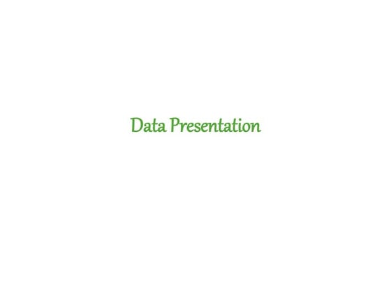 Presentation and analysis and interpretation of data | PPT